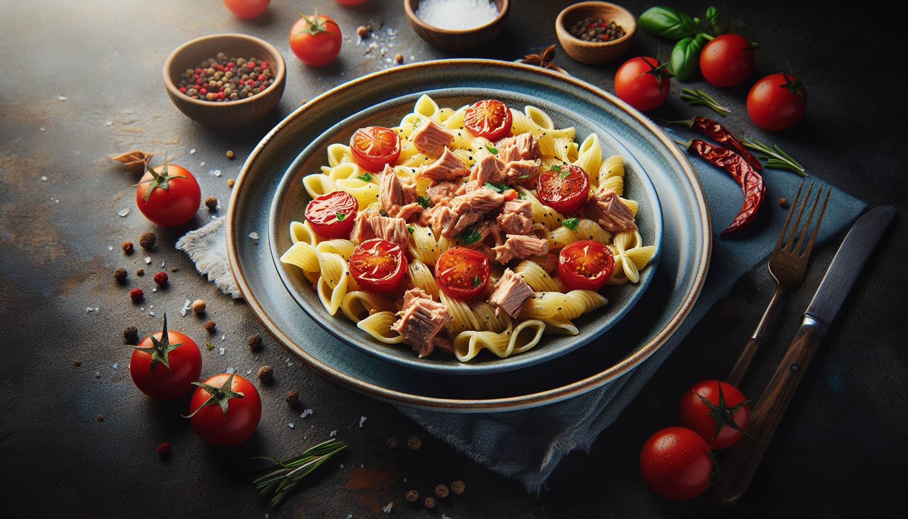 pasta al tonno e pomodoro